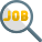 Search for new job and opportunity on online portal icon