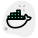 Docker a set of coupled software as a service icon