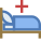 Cama de hospital icon