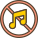 No Music icon