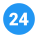 24 círculos icon
