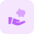 Premium saving bank account protection shared layout icon