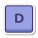 D Key icon