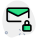 Locked encrypted email icon