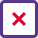 Closed web browser tab for no entry way icon