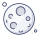 externo-lunar-espaço-astronomia-micropontos-premium-microponto-gráfico icon