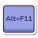 Alt-plus-F11-Taste icon
