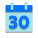 Calendar 30 icon