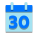 Kalender 30 icon