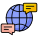 Global communication icon