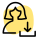 Downward direction arrow for saving data button icon