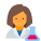 Scientist Woman Skin Type 3 icon
