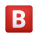 b 按钮血型表情符号 icon