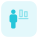 Button alignment of a word document for an employee to adjust icon