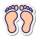Menschlicher Fußabdruck icon