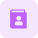 Mobile phone phonebook isolated on a white background icon