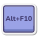 Alt-plus-F10-Taste icon