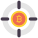 Target Bit coin icon