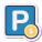 Gebührenpflichtiger Parkplatz icon