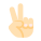 Hand Peace Skin Type 1 icon
