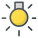 Lampadina a globo icon