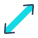 Diagonal skalieren icon