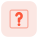 Question mark for the help and queries icon