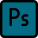 Photoshop a raster graphics editor developed and published by Adobe icon