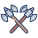 Double Edged Axe Crossed icon