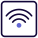 Wifi Signal for railway station and public use icon