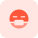 Medical or pollution mask on emoji face icon