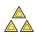 Trois triangles icon