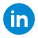 LinkedIn entouré icon