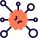 Corona virus caused severe acute respiratory syndrome icon