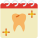 appuntamento-esterno-odontoiatria-prettycons-flat-prettycons-1 icon