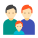 Familie-zwei-Mann-Hauttyp-1 icon