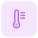 Thermometer for measuring temperature for incoming patients icon