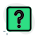 Question mark for the help and queries icon