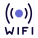 Wifi internet in hotel room available free for all customer icon