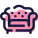 ボタン付きソファ icon