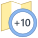 Timezone +10 icon
