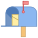 Boîte aux lettres avec lettre icon