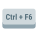 Ctrl 加 F6 键 icon