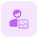 Image and pictures shared online for an online platform icon