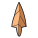punta de flecha de piedra icon
