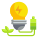 Energía verde icon