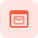 Email messenger on a landing page builder icon