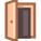 空いているドア icon