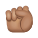 Raised Fist Medium Skin Tone icon