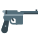 pistola mauser icon